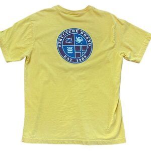 Vintage Structure Tee Shirt 90s Y2k Streetwear Streetfashion Skater Men's Medium